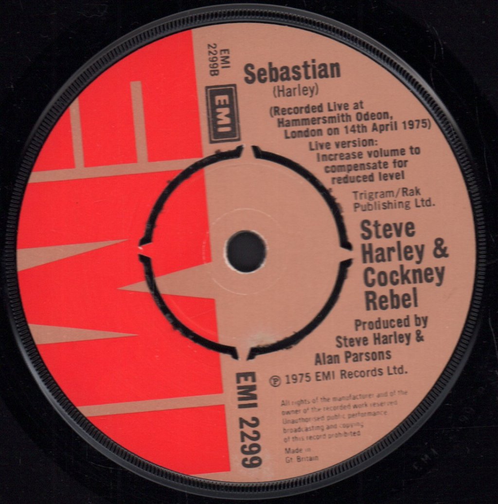 Steve Harley And Cockney Rebel - Mr Raffles - 7 Inch