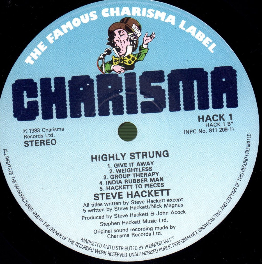 Steve Hackett - Highly Strung - Lp
