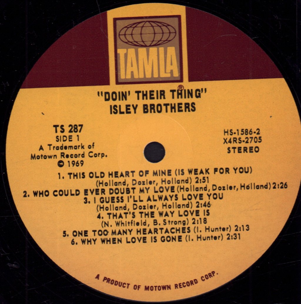 Isley Brothers - Doin’ Their Thing - Lp