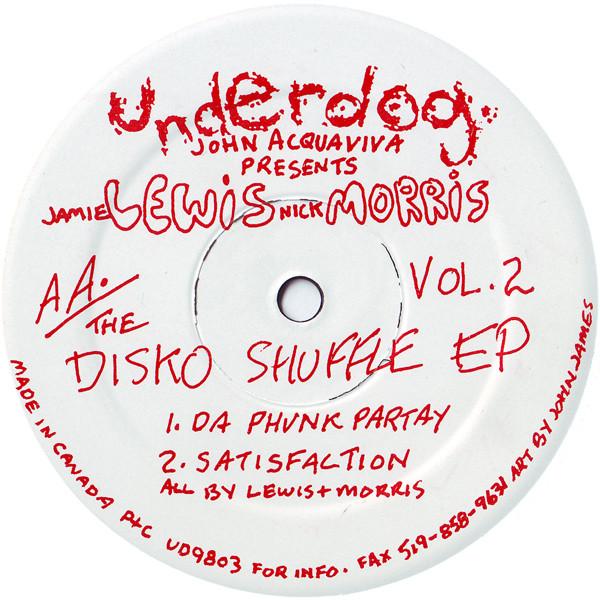 John Acquaviva Presents Jamie Lewis / Nick Morris - Disko Shuffle EP Vol.2 - 12 Inch