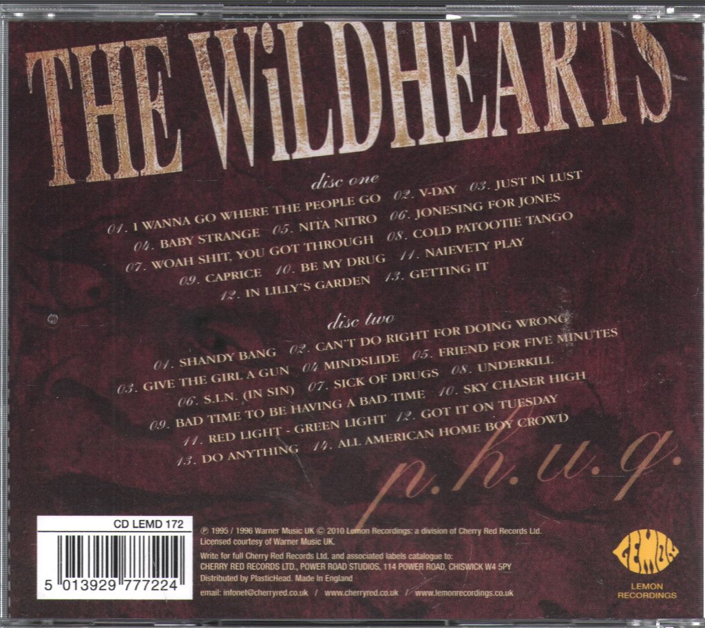 Wildhearts - P.H.U.Q. - Double Cd
