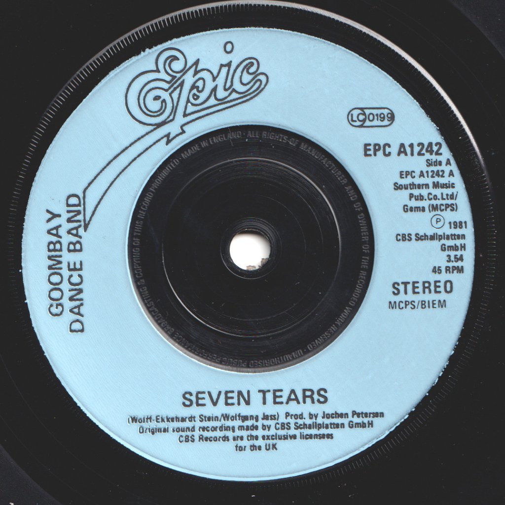 Goombay Dance Band - Seven Tears - 7 Inch