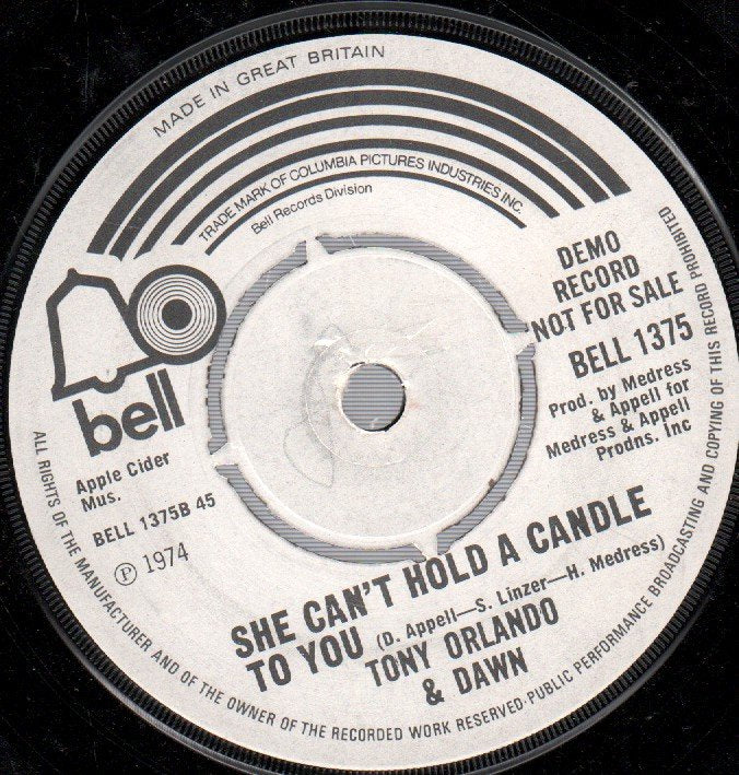 Tony Orlando And Dawn - Steppin' Out I'm Gonna Boogie Tonight - 7 Inch