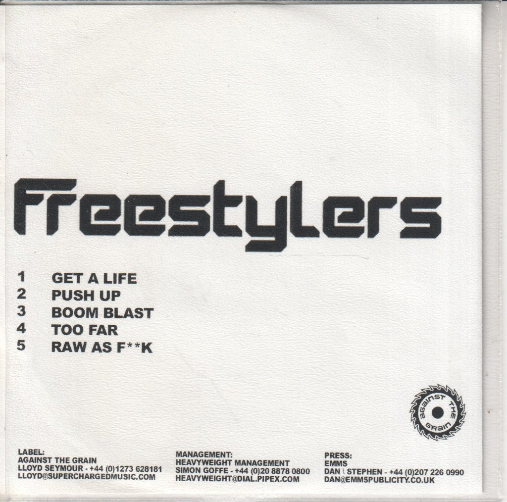 Freestylers - Raw As F**k album sampler - Cdr