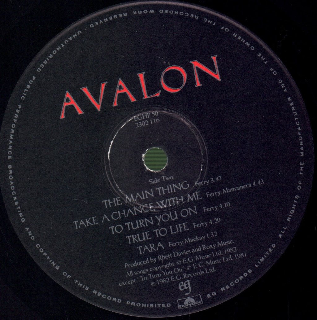 Roxy Music - Avalon - Lp