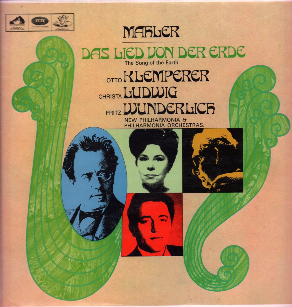 new philharmonia & philharmonia orchestras - Mahler Das Lied Von Der Erde - Lp