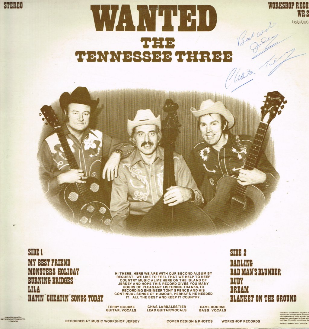 Tennessee Three - Wanted By Request - Lp