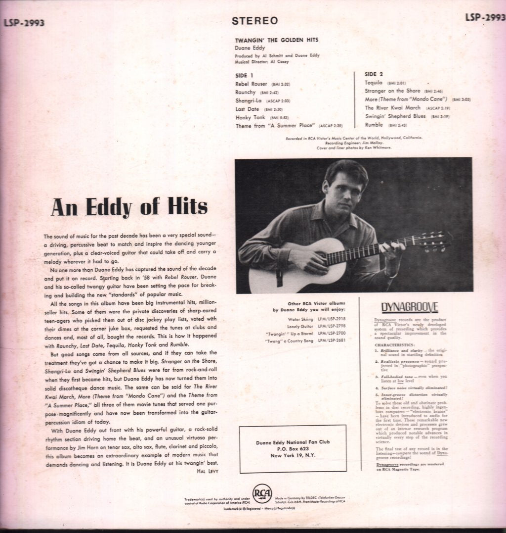 Duane Eddy - Twangin' The Golden Hits - Lp