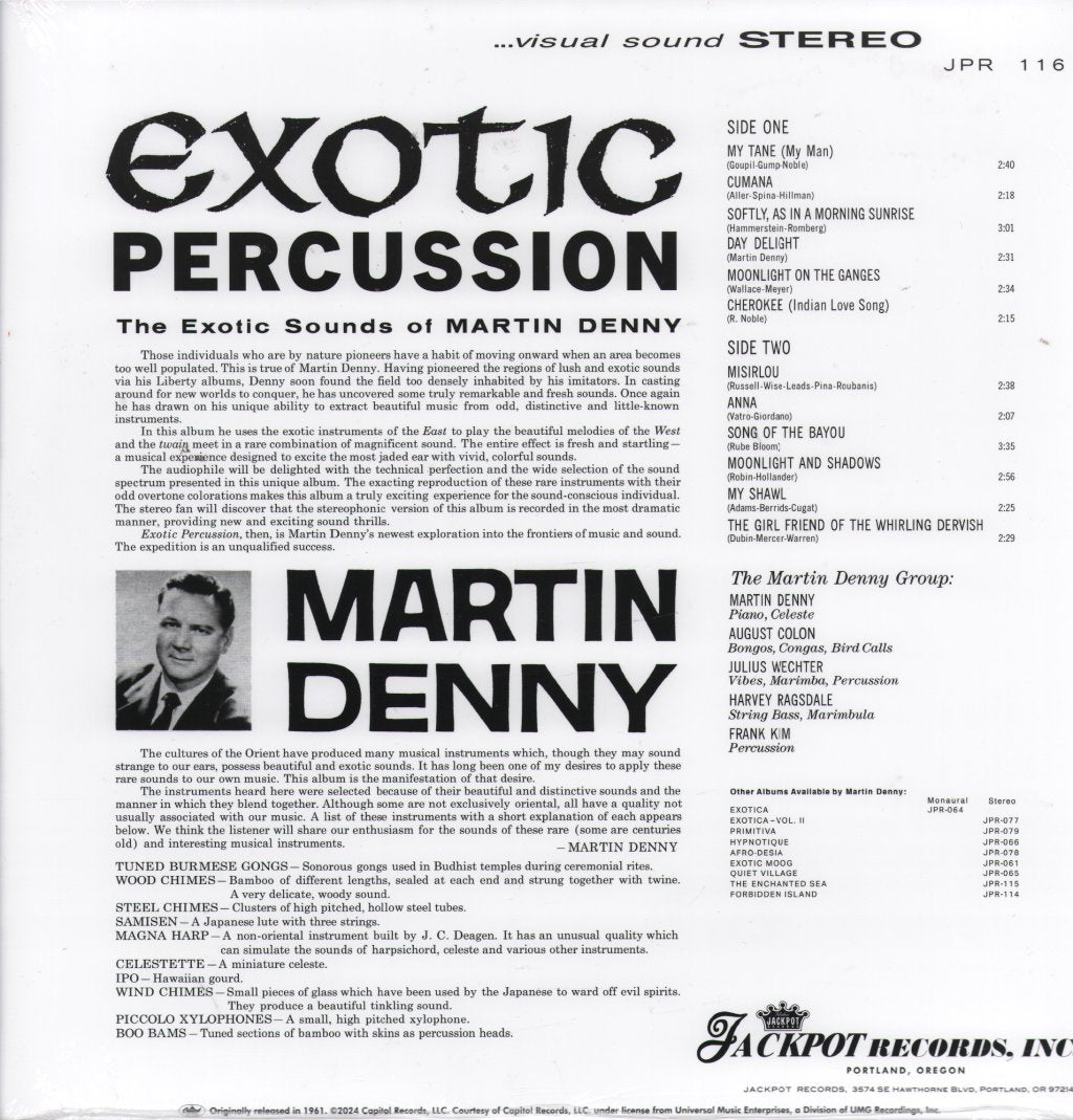 Martin Denny - Exotic Percussion - Lp