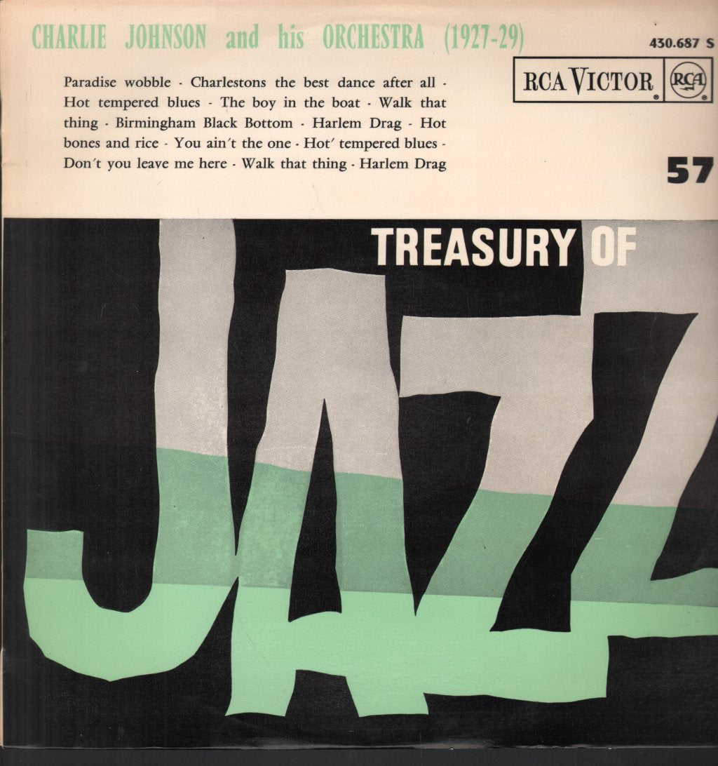 Charlie Johnson and His Orchestra - Treasury of Jazz no 57 - Lp