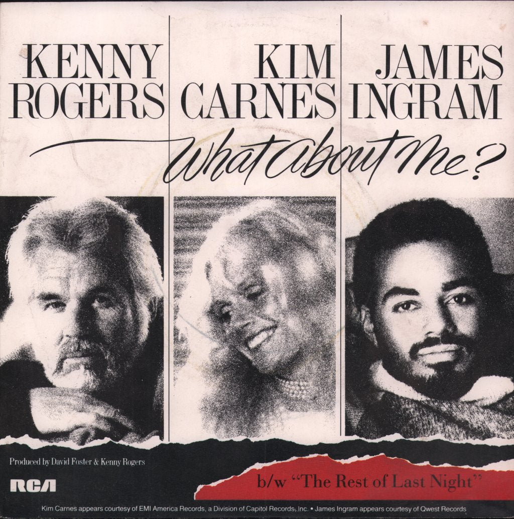 Kenny Rogers With Kim Carnes And James Ingram - What About Me - 7 Inch