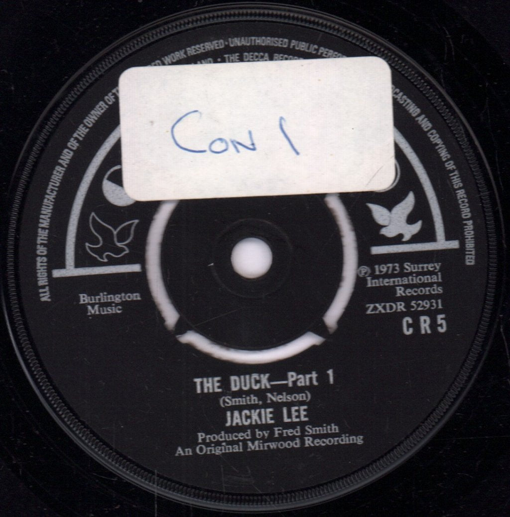 Jackie Lee - Duck - 7 Inch