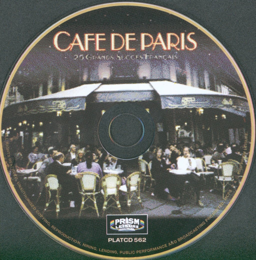 Various Artists - Café De Paris - 75 Grands Succes Francais - Triple Cd