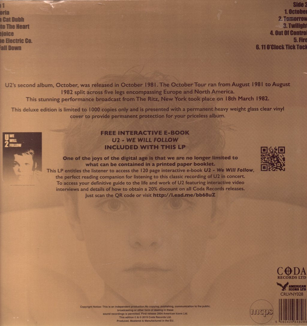 U2 - October Tour - Lp