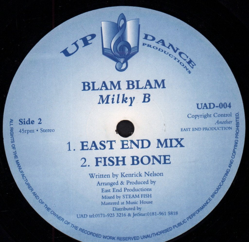 Milky B Featuring Glamma Kid - Blam Blam - 12 Inch