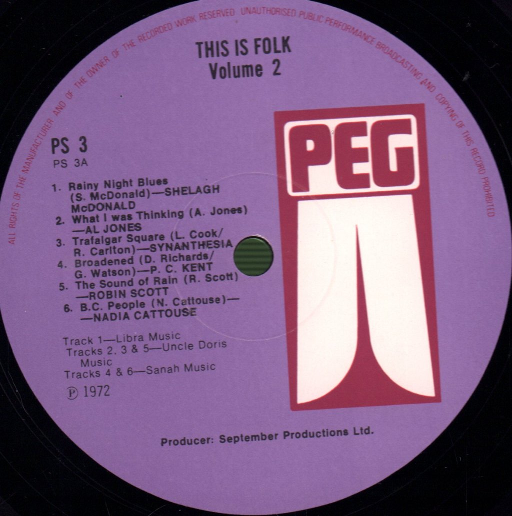 Various Artists - Club Folk Volume 2 - Lp