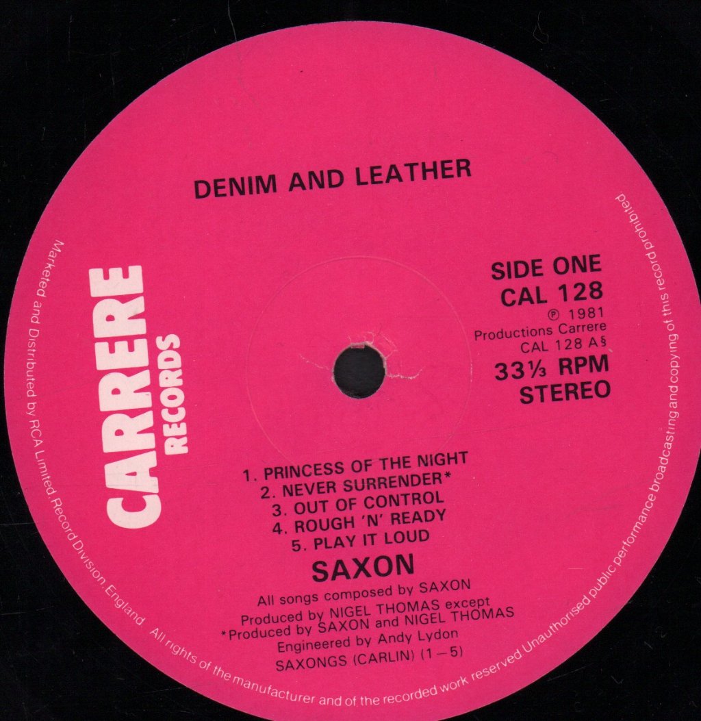 Saxon - Denim And Leather - Lp