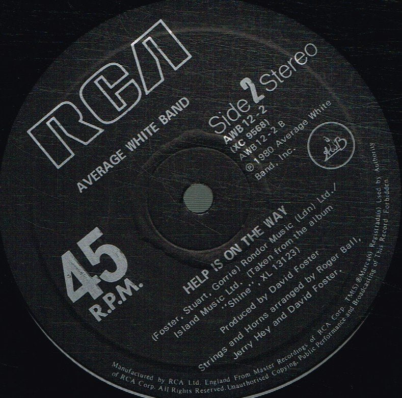 Average White Band - For Your Love - 12 Inch