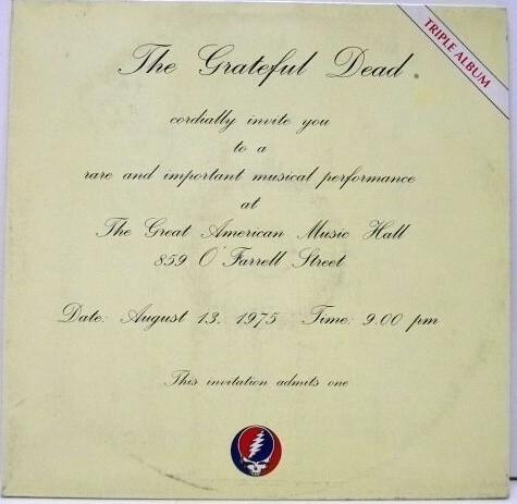 Grateful Dead - One From The Vault - Triple Lp