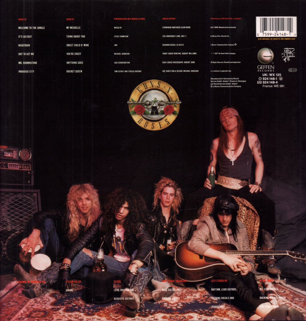 Guns N Roses - Appetite For Destruction - Lp