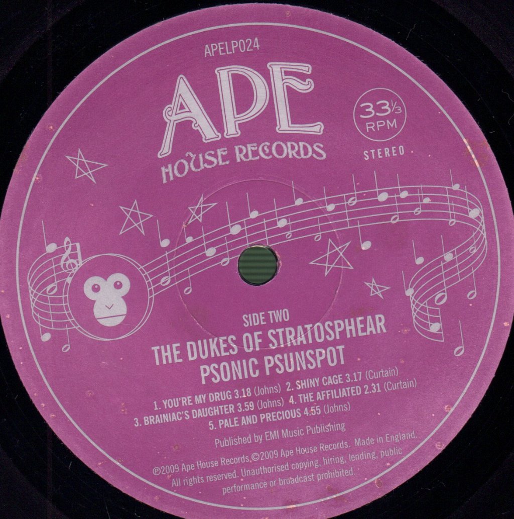 Dukes Of Stratosphear - Psonic Psunspot - Lp