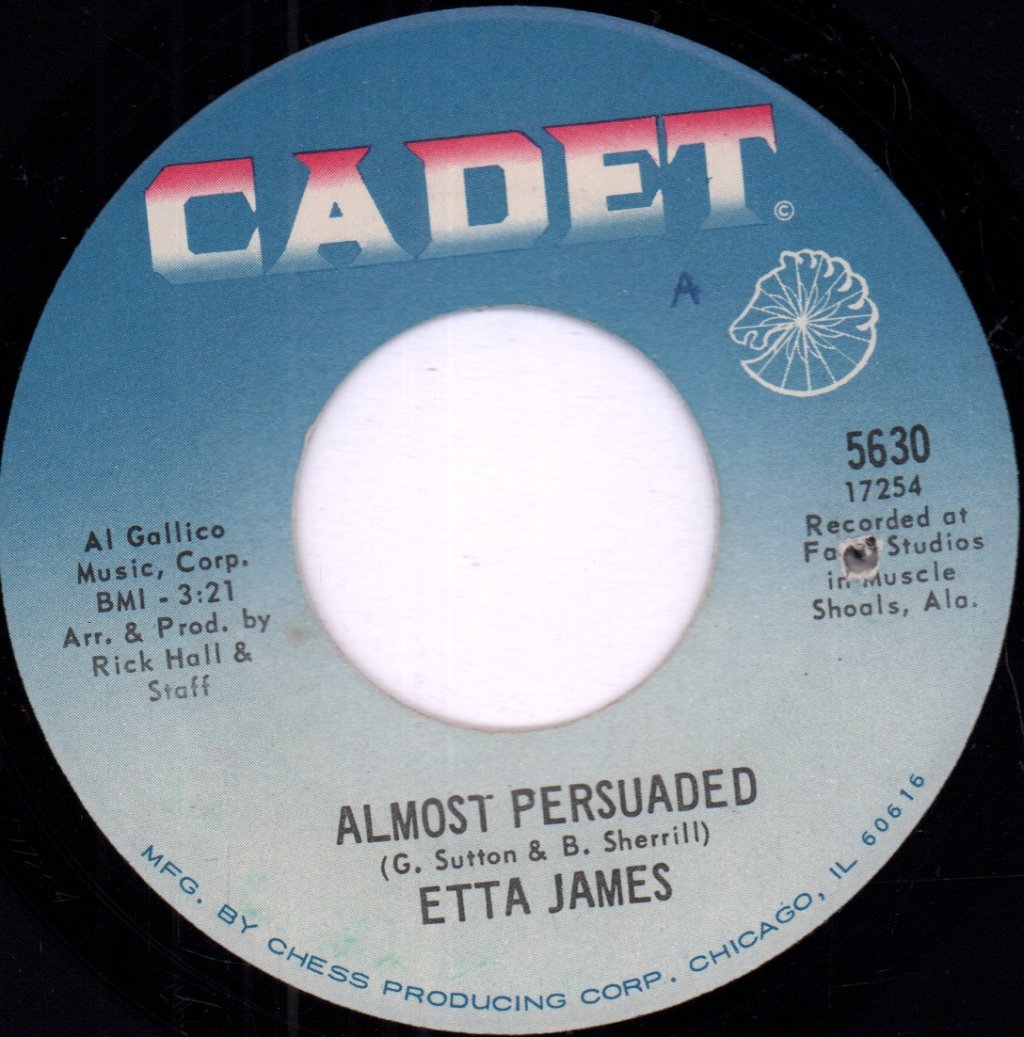 Etta James - Almost Persuaded / Steal Away - 7 Inch