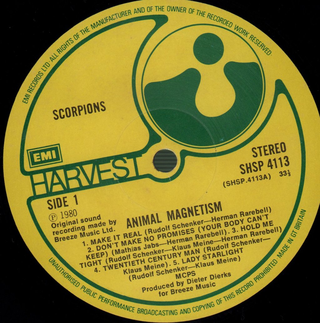 Scorpions - Animal Magnetism - Lp