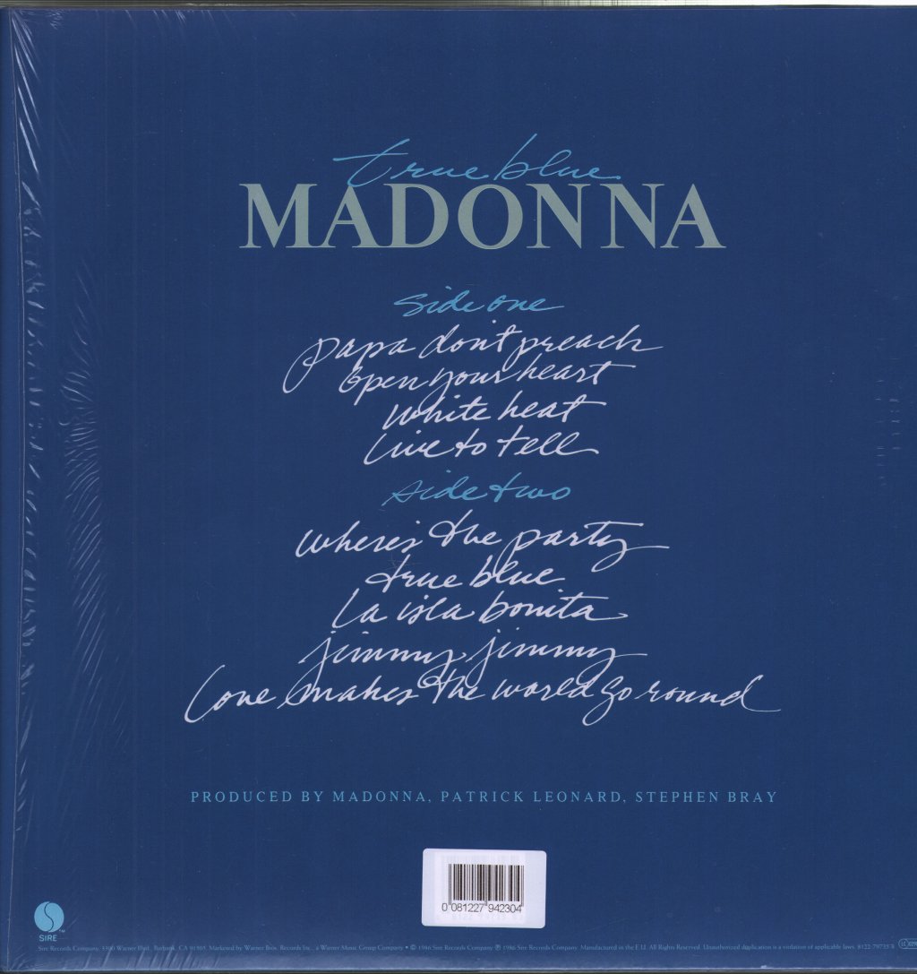 Madonna - True Blue - Lp