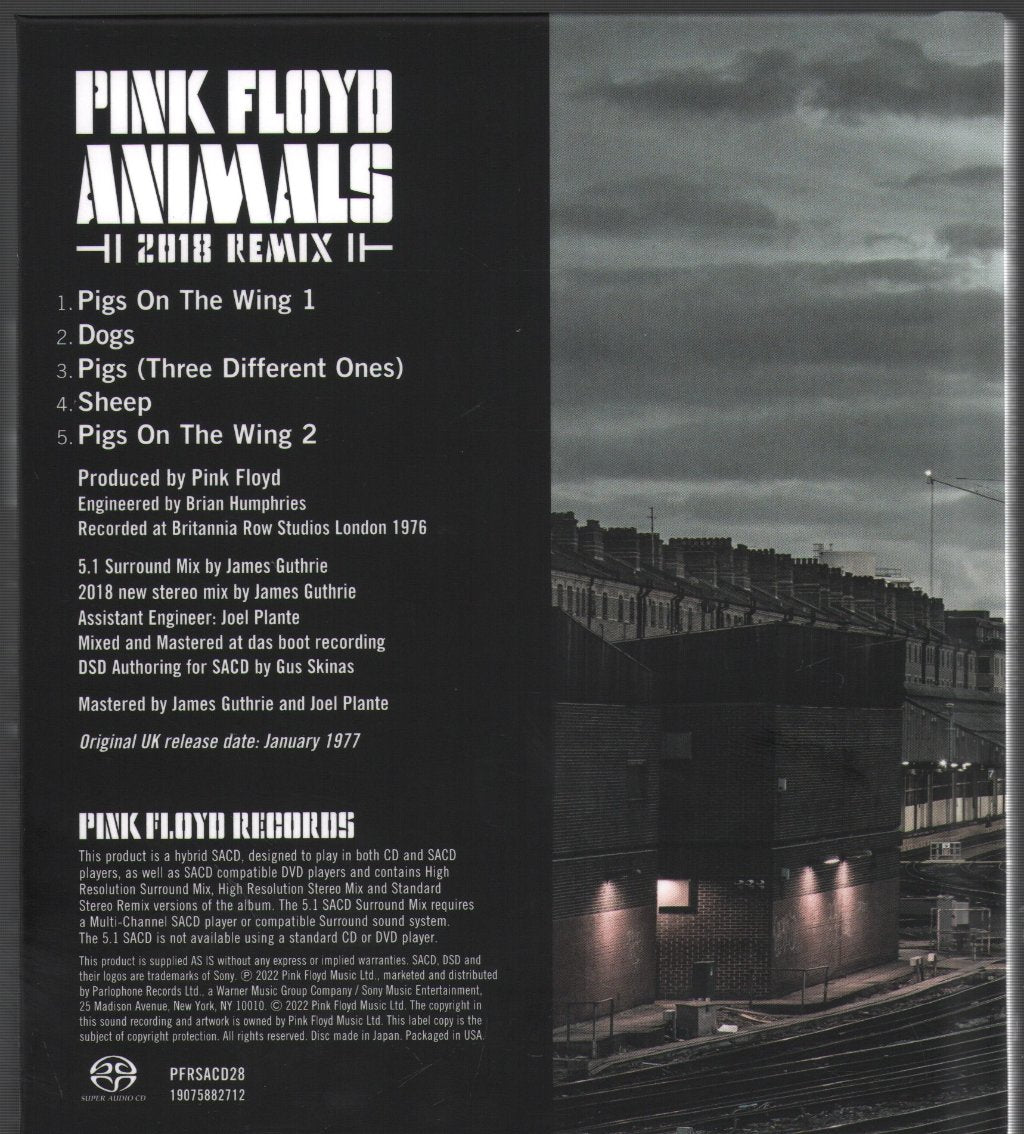 Pink Floyd - Animals (2018 Remix) - Cd Set