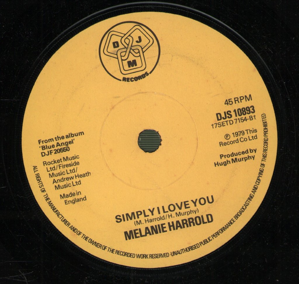 Melanie Harrold - I Live In The City - 7 Inch
