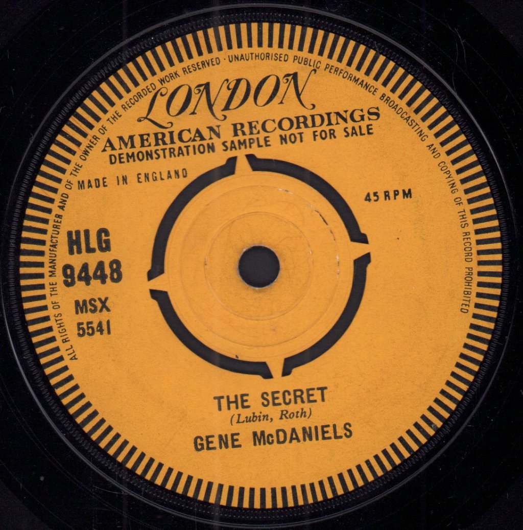 Gene Mcdaniels - Tower Of Strength - 7 Inch