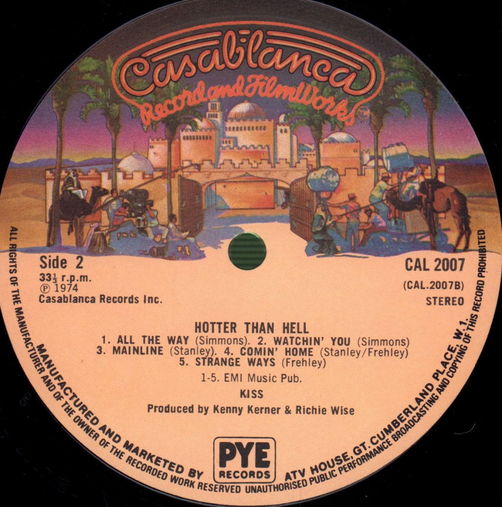Kiss - Hotter Than Hell - Lp