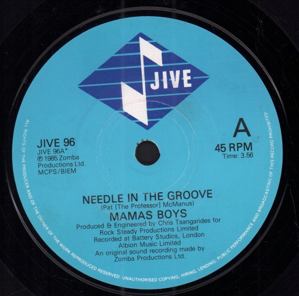 Mama's Boys - Needle In The Groove - 7 Inch