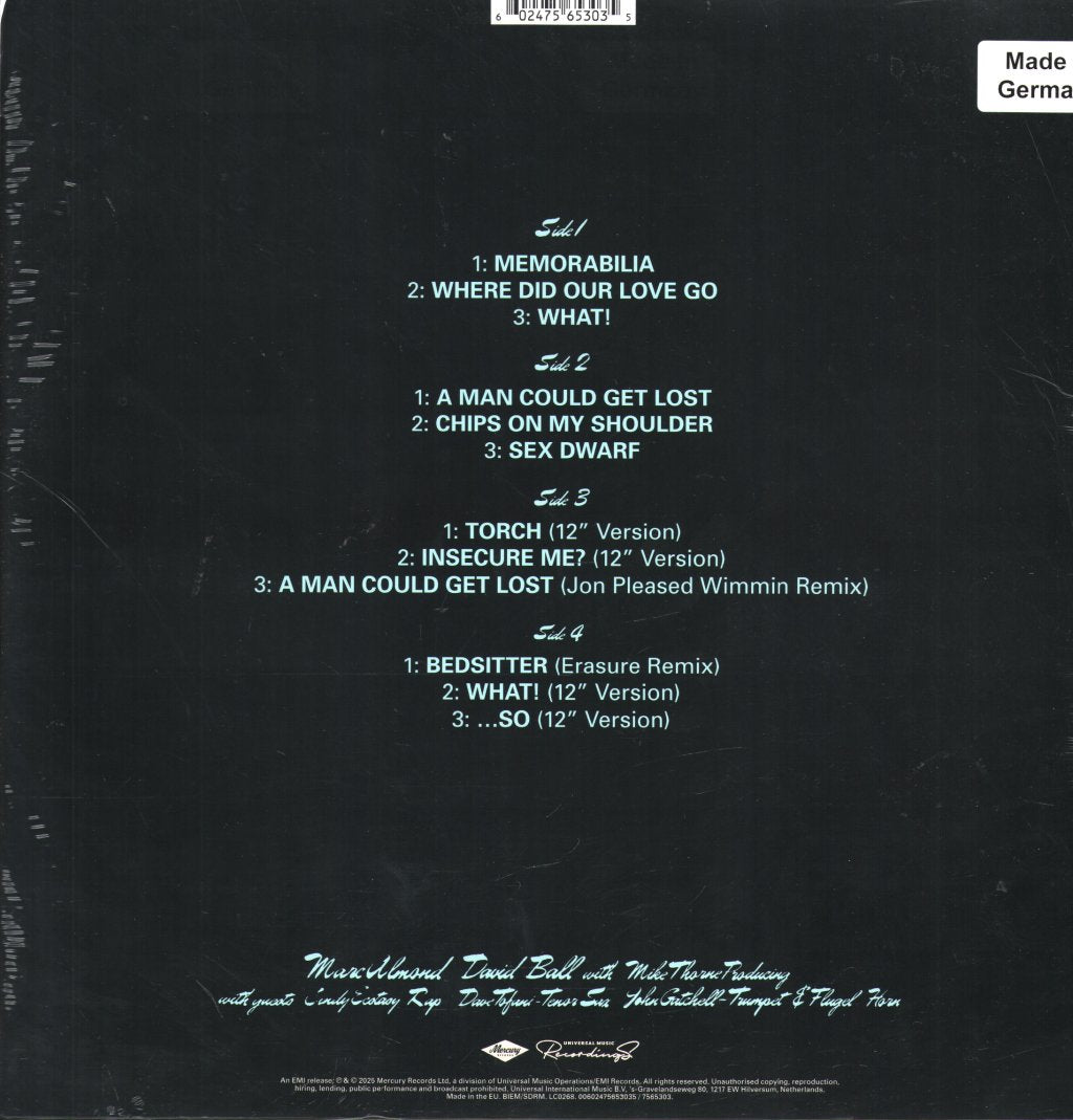 Soft Cell - Non-Stop Ecstatic Dancing - Double Lp