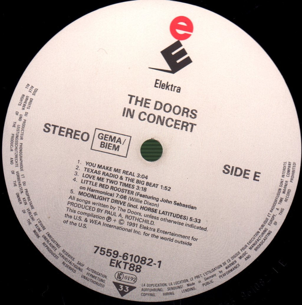 Doors - In Concert - Triple Lp