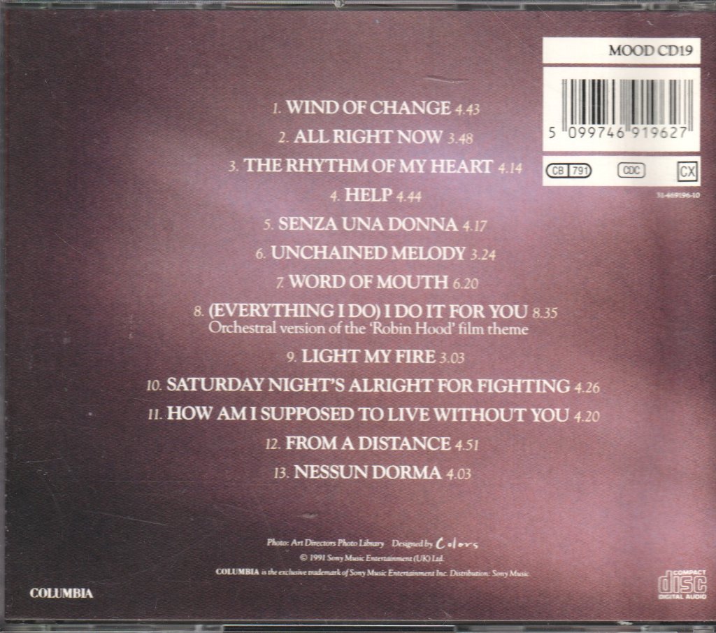 London Symphony Orchestra - Wind Of Change Classic Rock - Cd