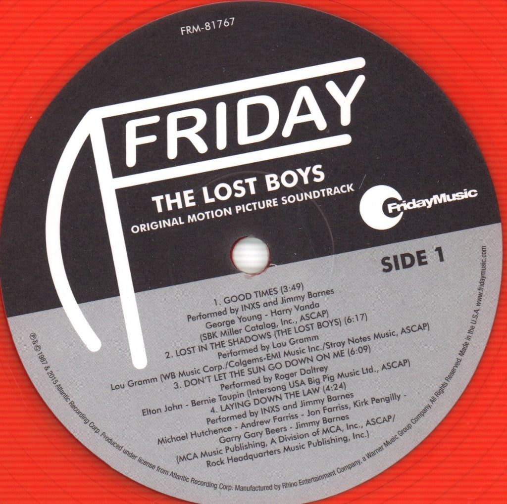 Various Artists - Lost Boys (Original Motion Picture Soundtrack) - Lp