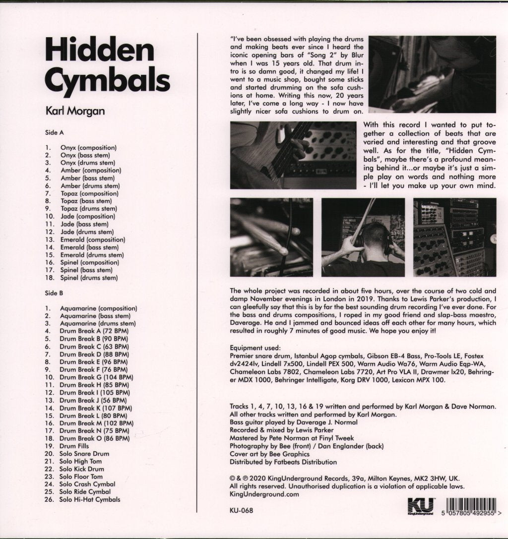Karl Morgan/Dave Norman - Hidden Cymbals - Lp