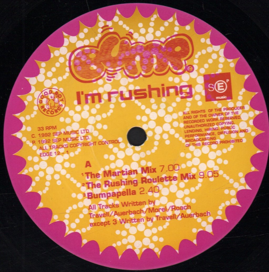Bump - I'm Rushing - 12 Inch