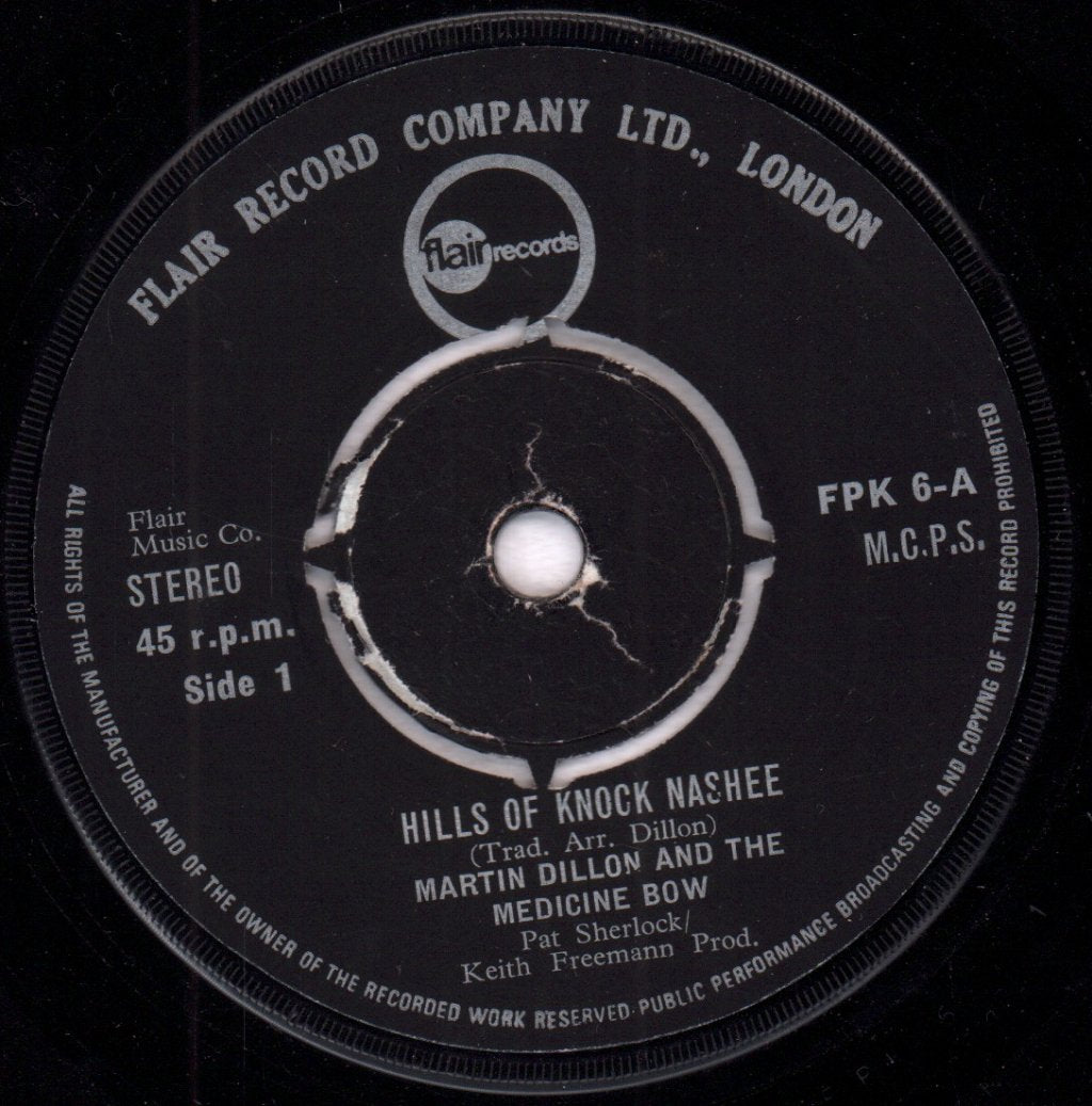 Martin Dillon And The Medicine Bow - Hills Of Knock Nashee - 7 Inch