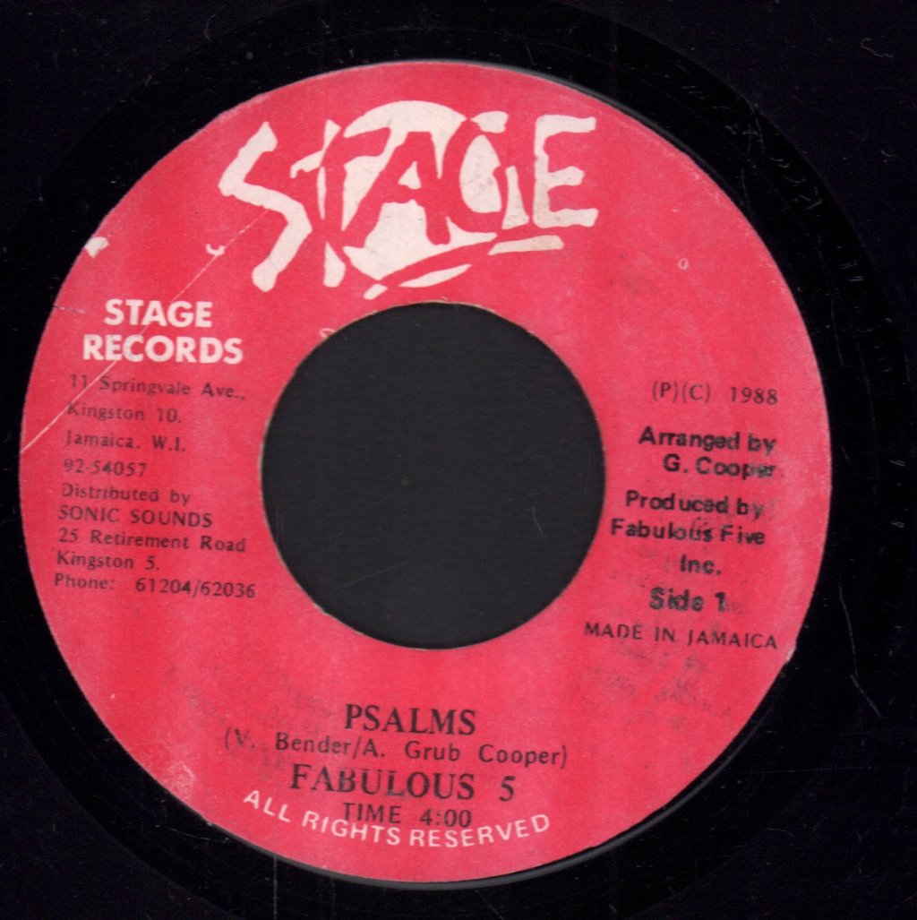 fabulous 5 - Psalms - 7 Inch