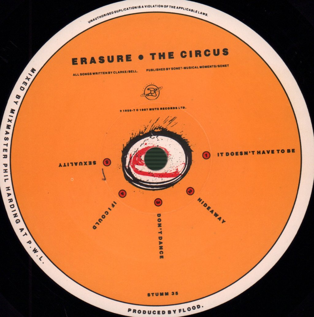 Erasure - Circus - Lp