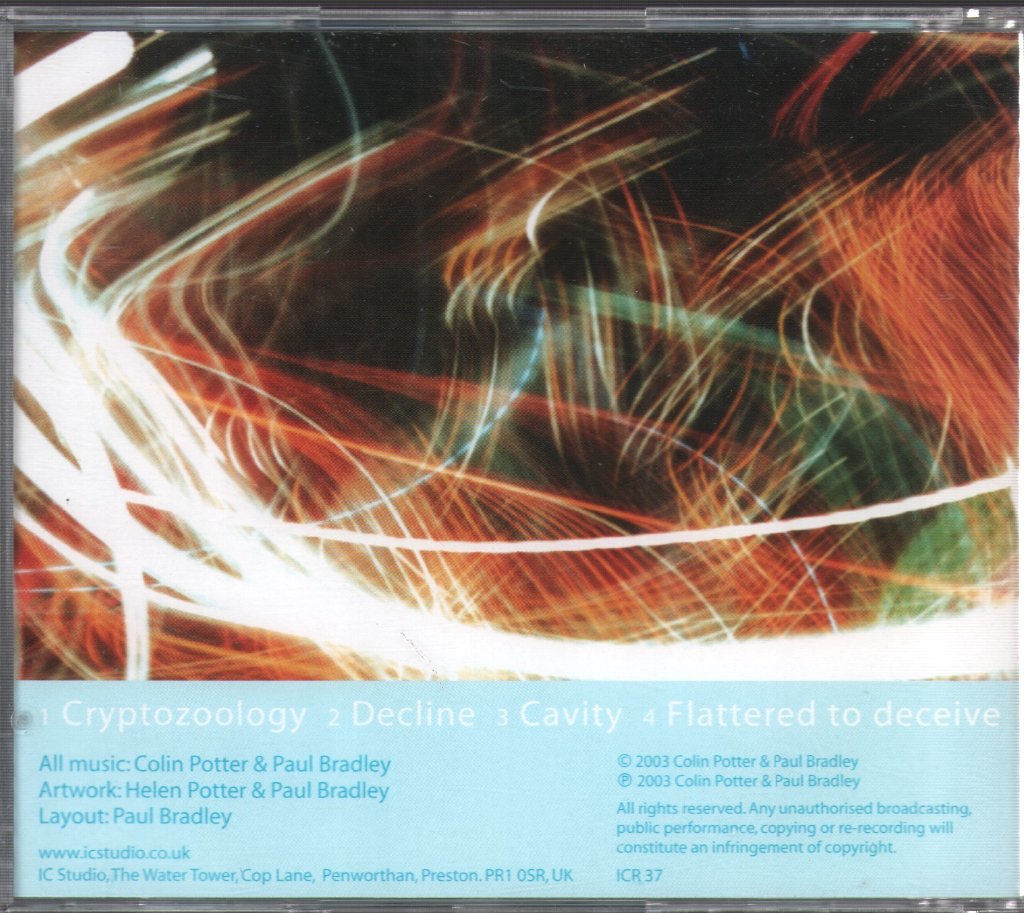 Colin Potter And Paul Bradley - Behind Your Very Eyes - Cd