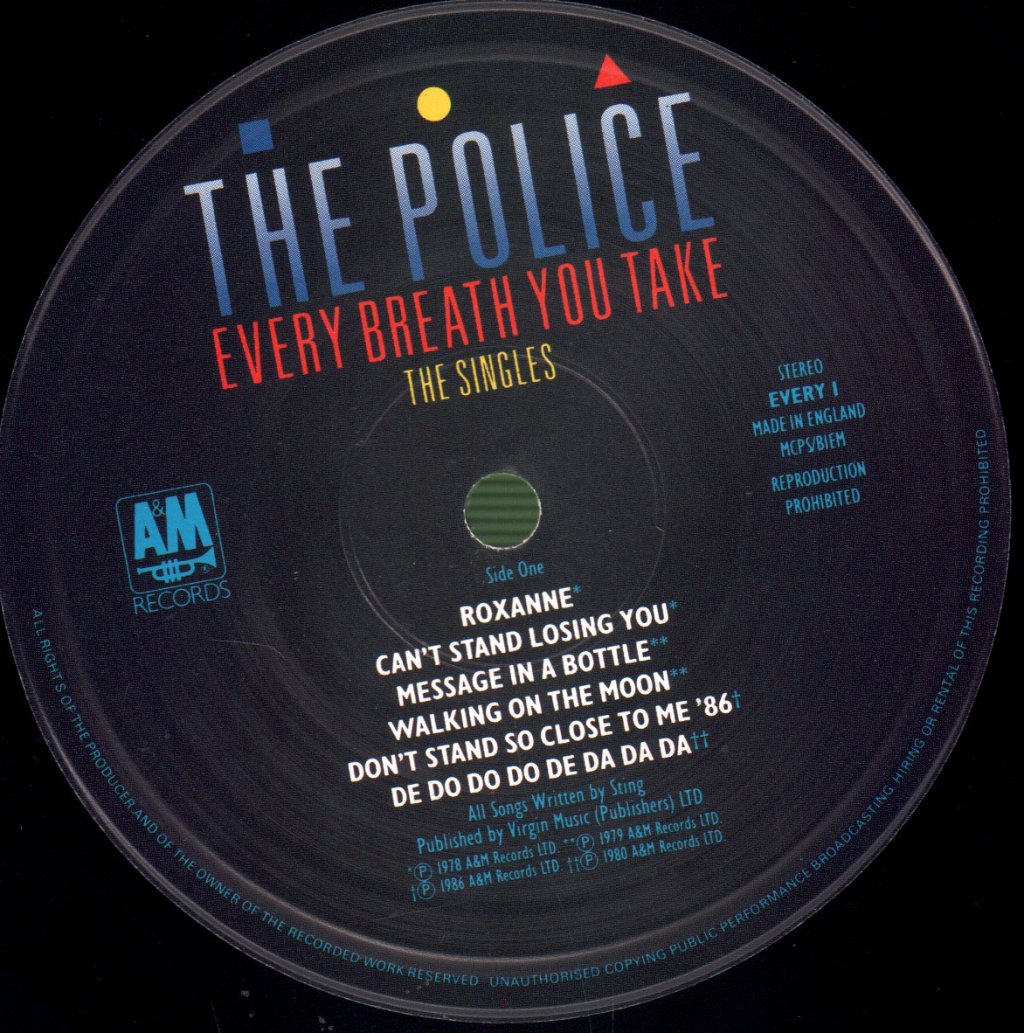 Police - Every Breath You Take (The Singles) - Lp