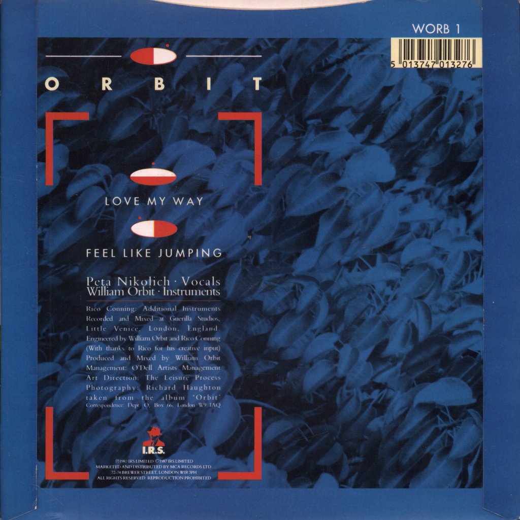 Orbit - Love My Way - 7 Inch