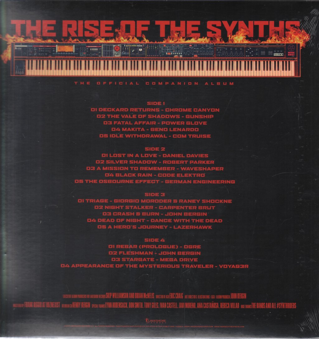 Various Artists - Rise Of The Synths - Double Lp