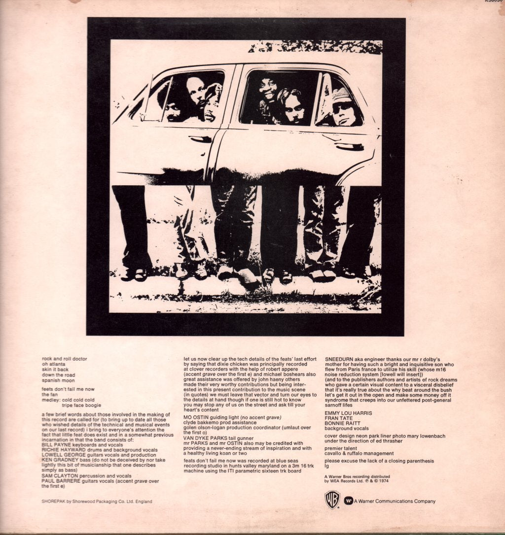 Little Feat - Feats Don't Fail Me Now - Lp