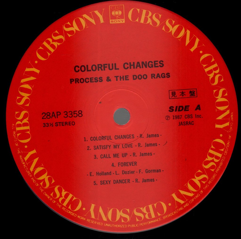 Process and the Doo Rags - Colorful Changes - Lp