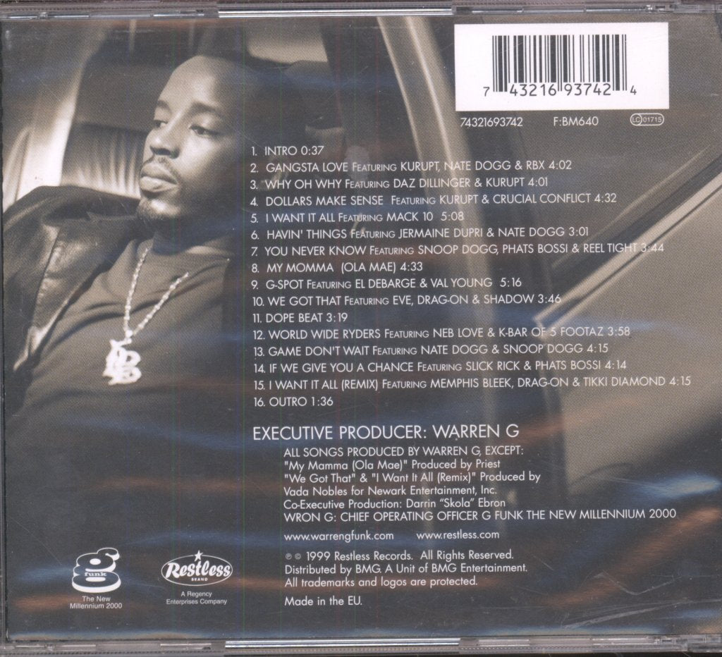 Warren G - I Want It All - Cd