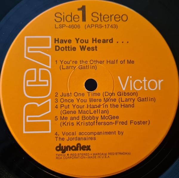 Dottie West - Have You Heard...Dottie West - Lp